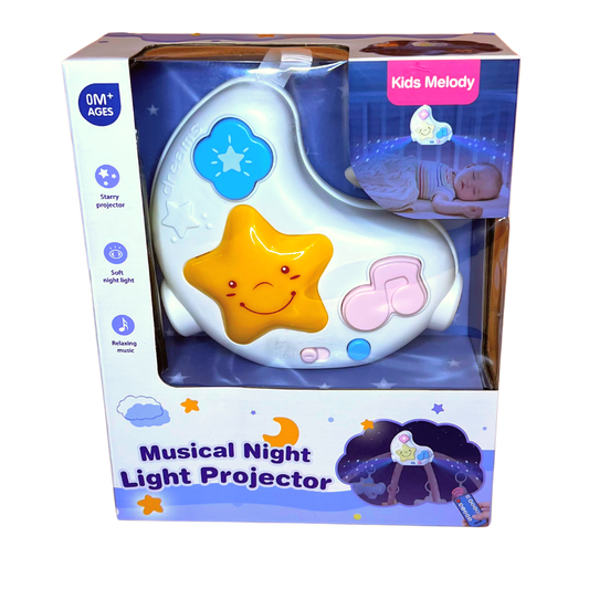 Muzička noćna lampa mesec - za bebe